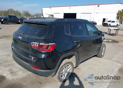2018 Jeep Compass Sport 4X4 z USA, uszkodzony, nr VIN 3C4NJDAB2JT113401